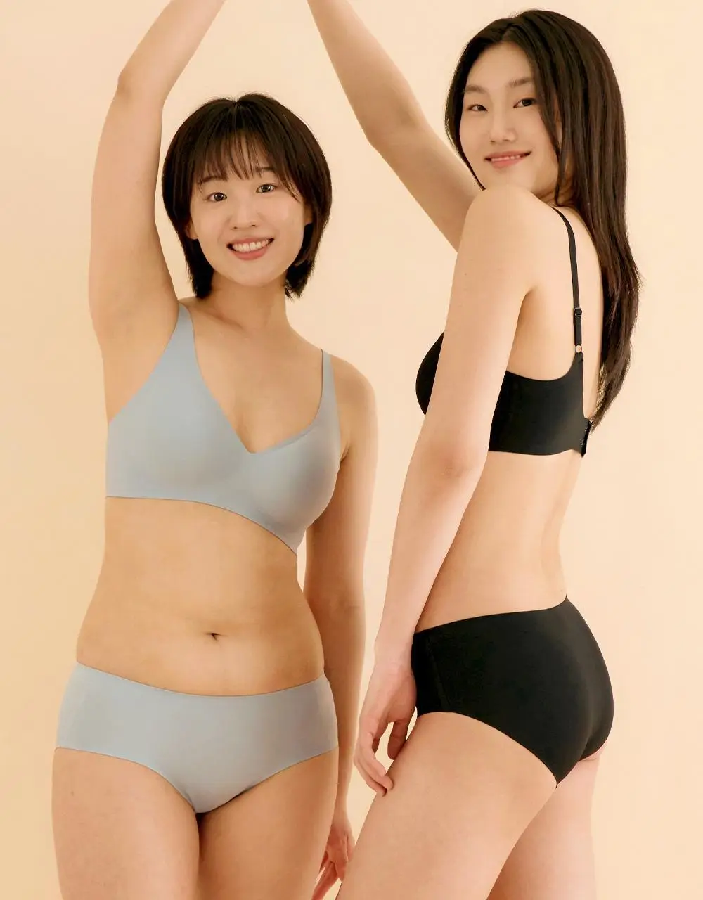 [류혜영 PICK] 마른파이브 쉬어 브라 커브넥 텐션윙 4colors (S~XXL) 상세페이지 48